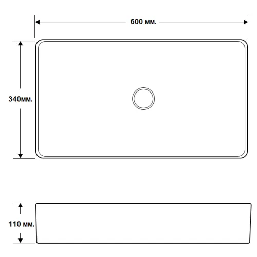 Умывальник Gid Mnc396C