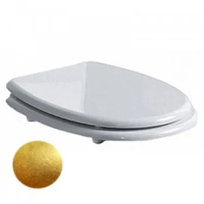 Крышка-сиденье Simas Arcade AR003bi/oro белый/золото