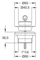Верхняя часть для сифона BONOMINI (2024WL54B0WZ) - купить в Москве по низкой цене в интернет-магазине с доставкой по всей России | HITsant Верхняя часть для сифона BONOMINI (2024WL54B0WZ)