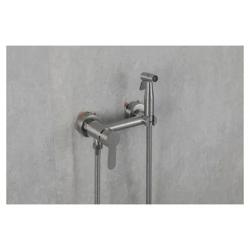 Смеситель Frap F2KF08GG01WK нержавеющая сталь