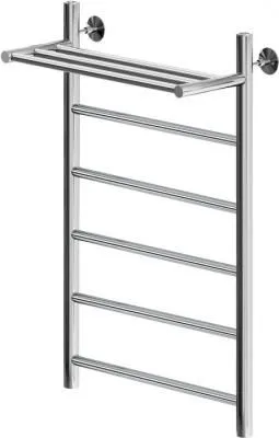 Полотенцесушитель водяной Aquanet Mauro 800x500 с полкой, хром