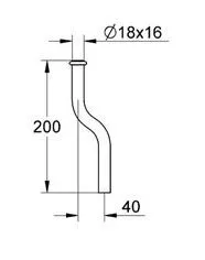 Сливная трубка Grohe 37039000 для писсуара - купить в Москве по низкой цене в интернет-магазине с доставкой по всей России | HITsant Сливная трубка Grohe 37039000 для писсуара