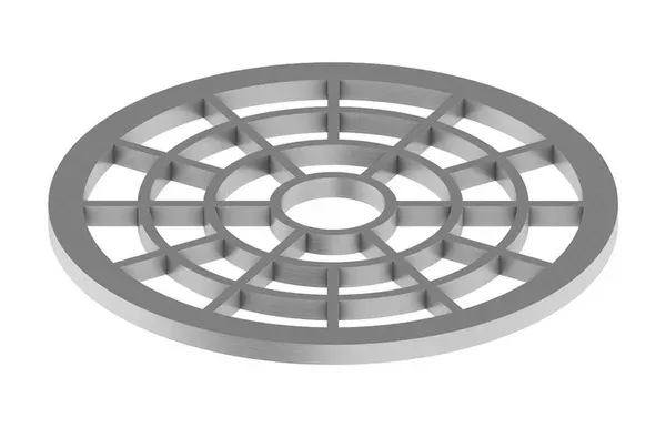 Решетка сифона Tece 660005 для душевого трапа, серый