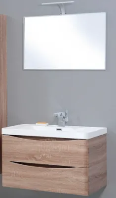 Мебель для ванной BelBagno Ancona-N 80 rovere bianco, подвесная