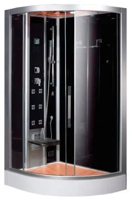 Душевая кабина Eago DZ967 F8 L черное стекло