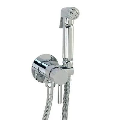 Смеситель монокомандный для биде c гигиеническим набором, хром Veragio SANREMO 30376