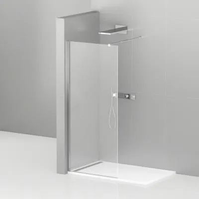 Душевая перегородка Cezares Liberta LIBERTA-L-1-140-C-Cr 140 прозрачное стекло, хром