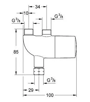 Термостат Grohe Grohtherm Micro 34487000 для раковины - купить в Москве по низкой цене в интернет-магазине с доставкой по всей России | HITsant Термостат Grohe Grohtherm Micro 34487000 для раковины