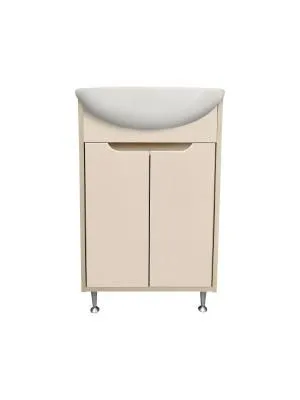 Тумба Runo Эконова 50 какао-бежевая под умывальник Уют 50 (00-00004654)