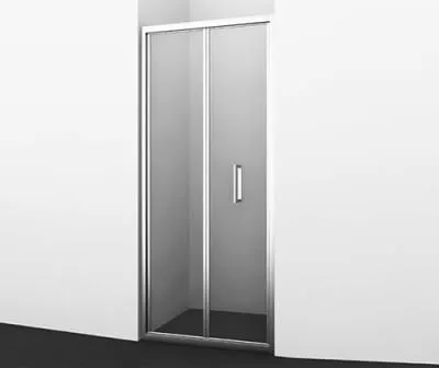 Душевая дверь WasserKRAFT Weser 78F 78F04 профиль хром, стекло прозрачное