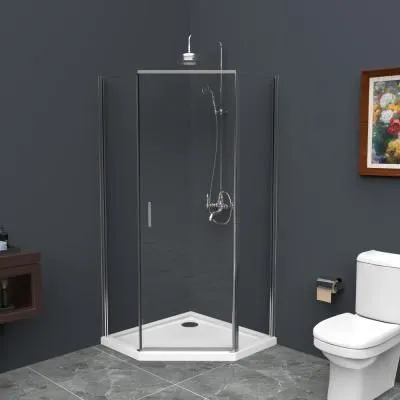 Душевой уголок BelBagno Uno UNO-195-P-1-100-C-Cr прозрачное стекло/хром - купить в Москве по низкой цене в интернет-магазине с доставкой по всей России | HITsant Душевой уголок BelBagno Uno UNO-195-P-1-100-C-Cr прозрачное стекло/хром