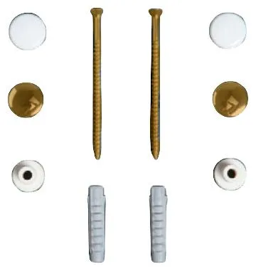 Крепеж к полу для унитаза и биде Simas F90br бронза