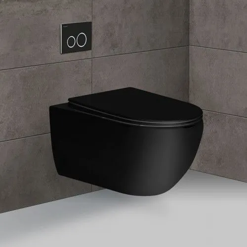 Унитаз Vincea Evo VT1-34MB (подвесной) матовый черный