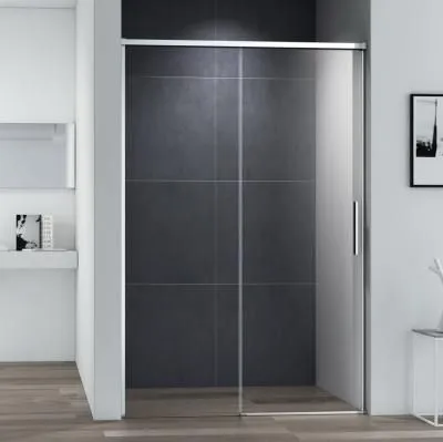 Душевая дверь в нишу Cezares Duet Soft DUET SOFT-M-BF-1-120-C-Cr прозрачное стекло - купить в Москве по низкой цене в интернет-магазине с доставкой по всей России | HITsant Душевая дверь в нишу Cezares Duet Soft DUET SOFT-M-BF-1-120-C-Cr прозрачное стекло