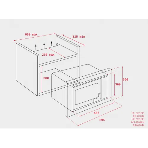 Микроволновая печь Teka ML 820 BIS