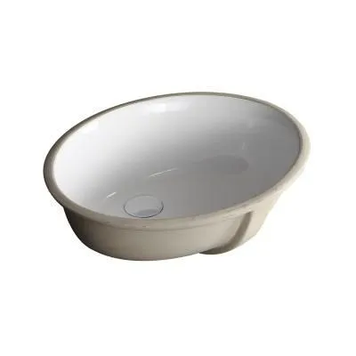 Раковина встраиваемая снизу Azario 41.5х49.5х19, фаянс, цвет Белый (AZ908-20) - купить в Москве по низкой цене в интернет-магазине с доставкой по всей России | HITsant Раковина встраиваемая снизу Azario 41.5х49.5х19, фаянс, цвет Белый (AZ908-20)