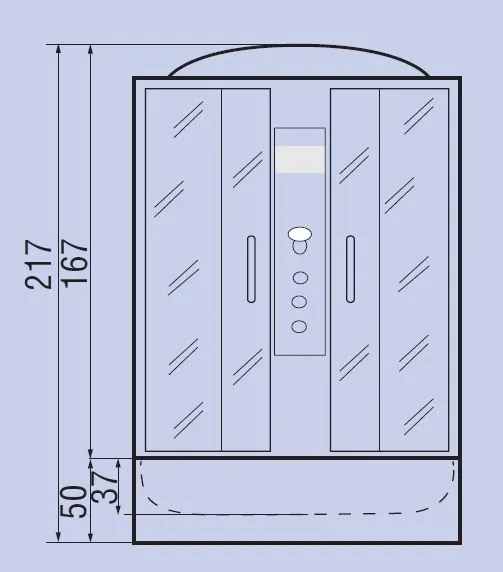 Душевая кабина River Sena 120/80/50 MT