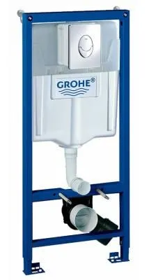 Система инсталляции для унитазов Grohe Rapid SL 38721001 3 в 1 с кнопкой смыва Система инсталляции для унитазов Grohe Rapid SL 38721001 3 в 1 с кнопкой смыва