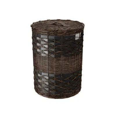 Корзина для белья WasserKRAFT Bever WB-240-M коричневый