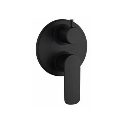 Смеситель для душа Paini Nove встраиваемый c дивертором, чёрный 09VBYOTK69XD11YZ