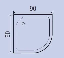 Душевая кабина River Elba 90/46 МТ