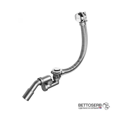 Слив-перелив BETTOSERB для ванны с латунной накладкой (125315) - купить в Москве по низкой цене в интернет-магазине с доставкой по всей России | HITsant Слив-перелив BETTOSERB для ванны с латунной накладкой (125315)
