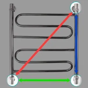 Полотенцесушитель водяной Energy Sonata 60x50 хром