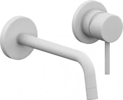 Смеситель Paffoni Light LIG006BO70 для раковины, белый матовый