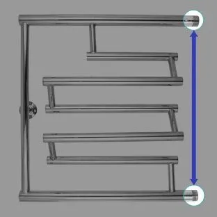 Полотенцесушитель водяной Energy Prima 60x60 хром