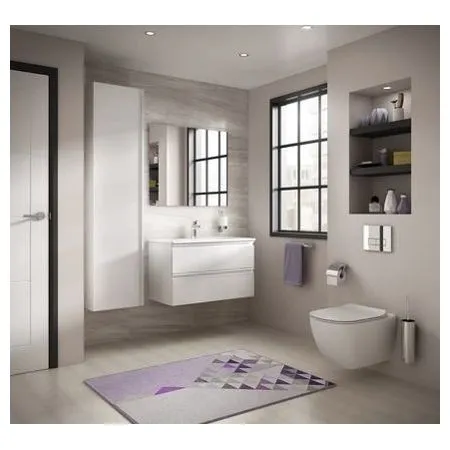 Комплект Ideal Standard Tesi T3868V1 подвесной унитаз + инсталляция + крышка-сидение - купить в Москве по низкой цене в интернет-магазине с доставкой по всей России | HITsant Комплект Ideal Standard Tesi T3868V1 подвесной унитаз + инсталляция + крышка-сидение