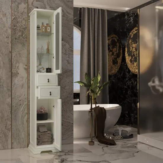 Пенал Opadiris Риспекто 30, цвет слоновая кость, правый, вар. 2