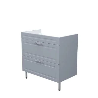 Тумба напольная, 80 см, светло-серый, Oxford, IDDIS, OXF80L0i95 подходит умыв. 0138000i28