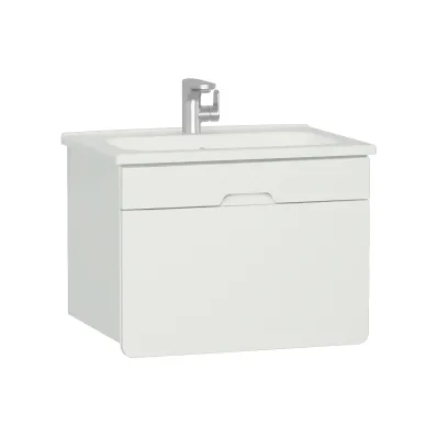 Тумба с раковиной VitrA D-light 58131 70 матовый белый