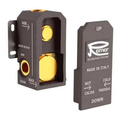 Скрытая часть (бокс) Remer для смесителей с артикулами 30KB и 09KB, хром