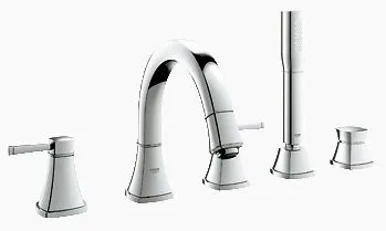 Смеситель Grohe Grandera 19919000 для ванны - купить в Москве по низкой цене в интернет-магазине с доставкой по всей России | HITsant Смеситель Grohe Grandera 19919000 для ванны
