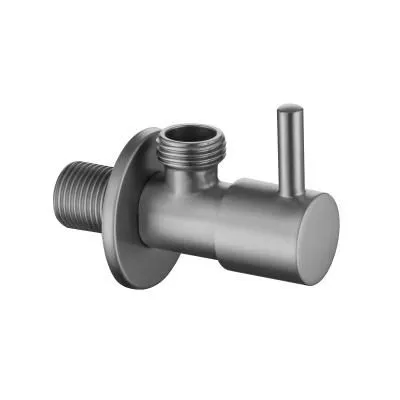 Угловой вентиль Aquatek AQ2450BGM, Оружейная сталь