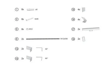 Крепление панели Ravak Avocado B28000000N - купить в Москве по низкой цене в интернет-магазине с доставкой по всей России | HITsant Крепление панели Ravak Avocado B28000000N