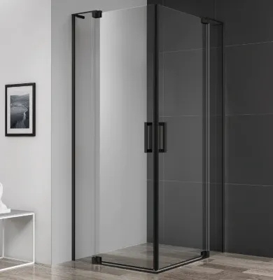 Душевой уголок Cezares Slider SLIDER-A-2-80/90-C-NERO - купить в Москве по низкой цене в интернет-магазине с доставкой по всей России | HITsant Душевой уголок Cezares Slider SLIDER-A-2-80/90-C-NERO