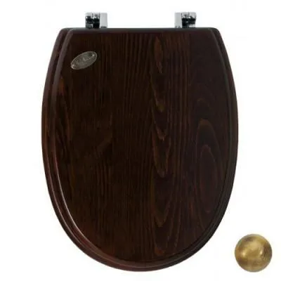 Крышка-сиденье Simas Arcade AR009noce/br дерево/бронза, микролифт