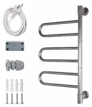 Полотенцесушитель электрический Energy U U chrome G3K 37W 74х40 хром - купить в Москве по низкой цене в интернет-магазине с доставкой по всей России | HITsant Полотенцесушитель электрический Energy U U chrome G3K 37W 74х40 хром