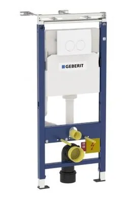 Система инсталляции Geberit Delta 21 UP100 Платтенбау 458.122.11.1 для унитаза с кнопкой смыва