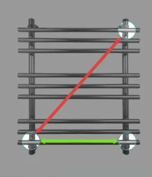 Полотенцесушитель водяной Energy Ideal 80x50 хром