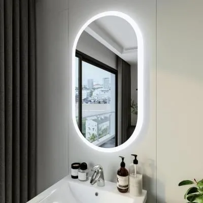 Зеркало Бриклаер Вега 55 овал сенсор на зеркале бесконтактный