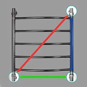 Полотенцесушитель водяной Energy Classic 60x30 хром