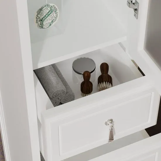 Пенал Opadiris Риспекто 30, цвет белый матовый, правый, вар. 2