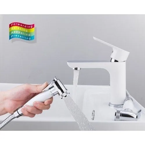 Смеситель для раковины с гигиеническим душем GAPPO G1HL04SQ8-SS1