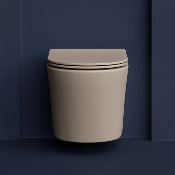 Унитаз подвесной Ceramica Nova Balearica CN6000MC капучино матовый