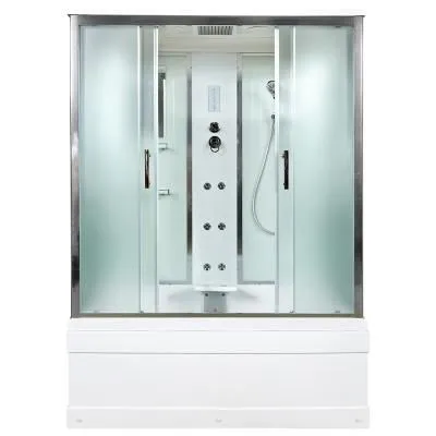 Душевой бокс Deto ЕМ4517 с гм. и эл. 170х85