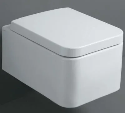 Чаша для унитаза подвесного Simas Flow FL63 rimless горизонтальный выпуск