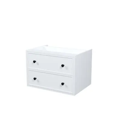 Тумба подвесная, под столешницу, 70 см, белый матовый, Torr, IDDIS, TOR70WBi95